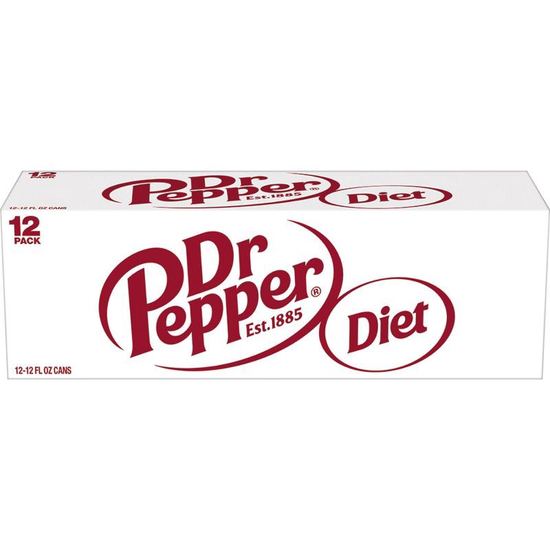 slide 2 of 7, Diet Dr Pepper Soda - 12pk/12 fl oz Cans, 12 ct; 12 fl oz