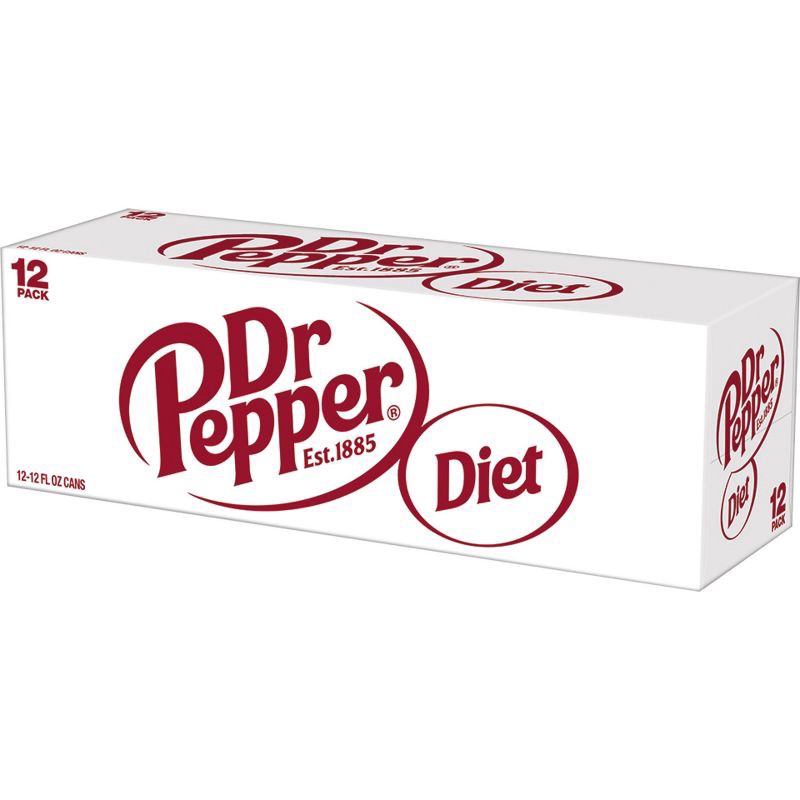 slide 4 of 7, Diet Dr Pepper Soda - 12pk/12 fl oz Cans, 12 ct; 12 fl oz