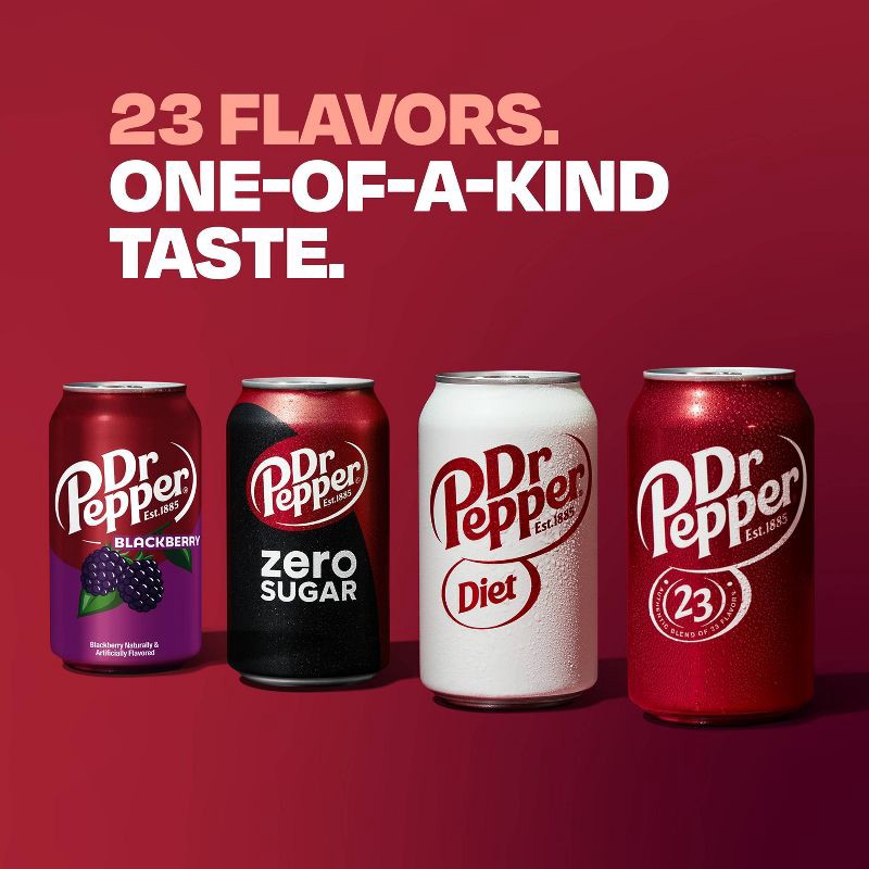 slide 4 of 12, Diet Dr Pepper Soda - 12pk/12 fl oz Cans, 12 ct; 12 fl oz