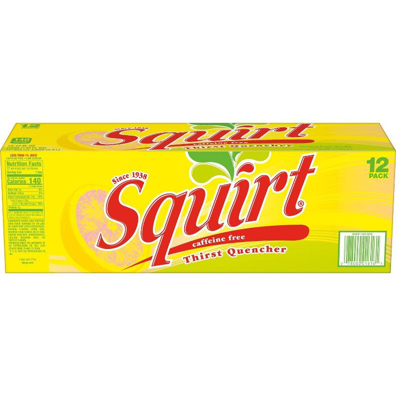slide 4 of 8, Squirt Soda - 12pk/12 fl oz Cans, 12 ct; 12 fl oz