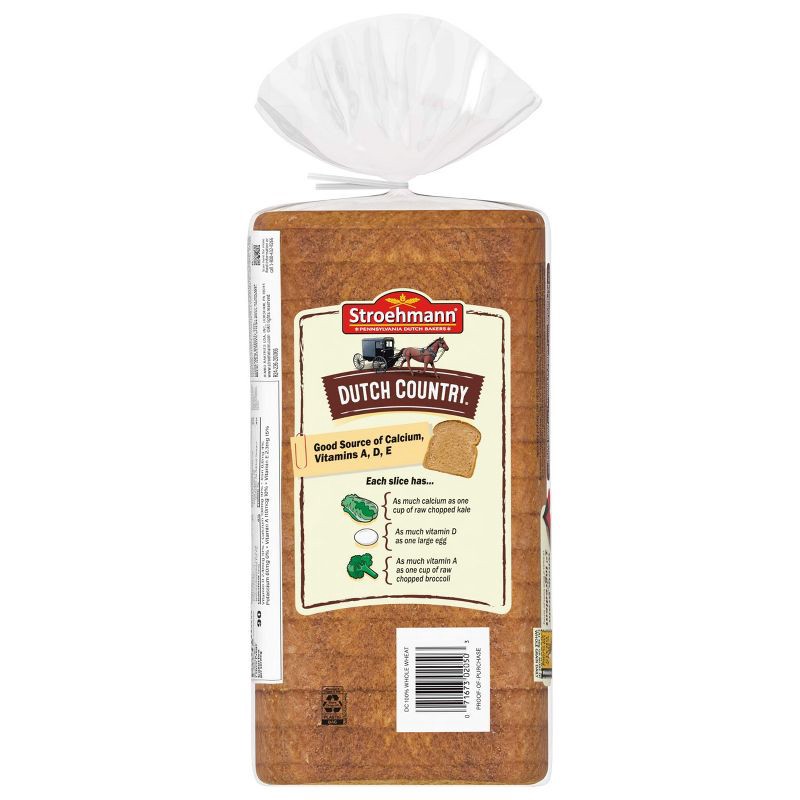 slide 5 of 7, Stroehmann Dutch Country 100% Whole Wheat Bread - 24 oz, 24 oz