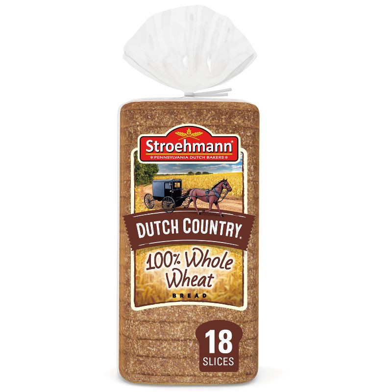 slide 1 of 7, Stroehmann Dutch Country 100% Whole Wheat Bread - 24 oz, 24 oz