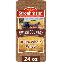 Stroehmann Dutch Country 100% Whole Wheat Bread - 24 oz