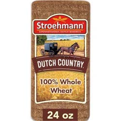 Stroehmann Dutch Country 100% Whole Wheat Bread - 24 oz