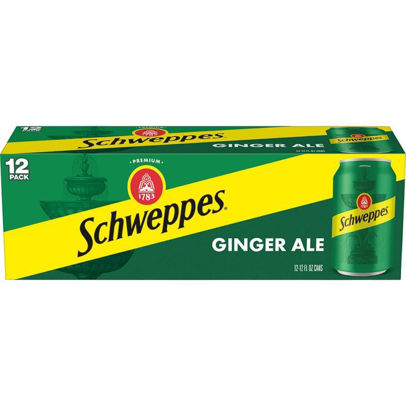 slide 1 of 6, Schweppes Ginger Ale Soda - 12pk/12 fl oz Cans, 12 ct; 12 fl oz