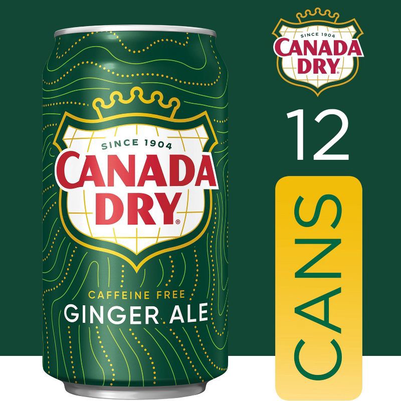 slide 7 of 13, Canada Dry Ginger Ale Soda - 12pk/12 fl oz Cans, 12 ct; 12 fl oz