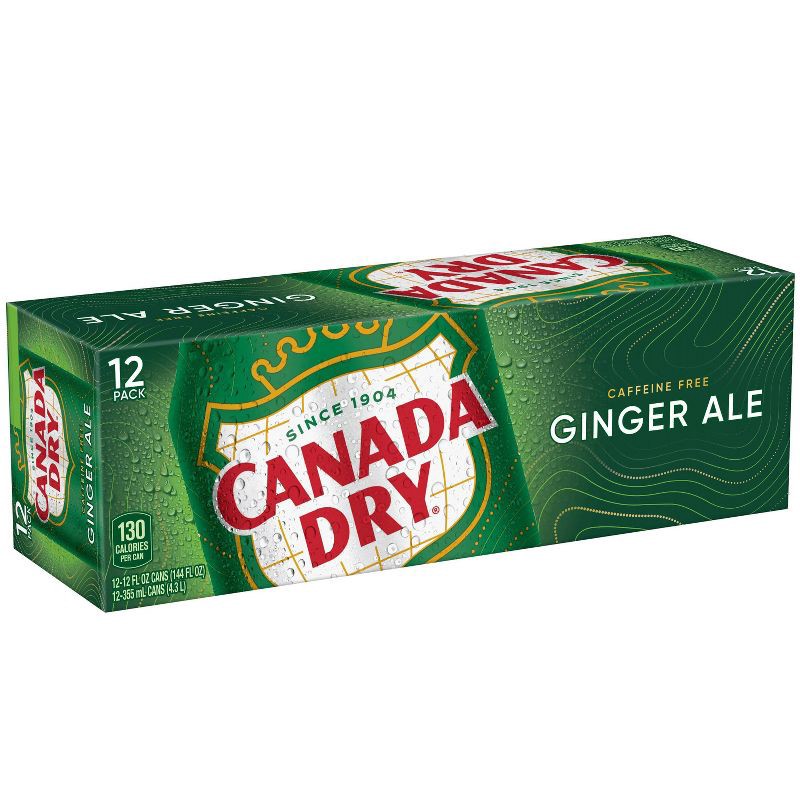 slide 12 of 15, Canada Dry Ginger Ale Soda - 12pk/12 fl oz Cans, 12 ct; 12 fl oz