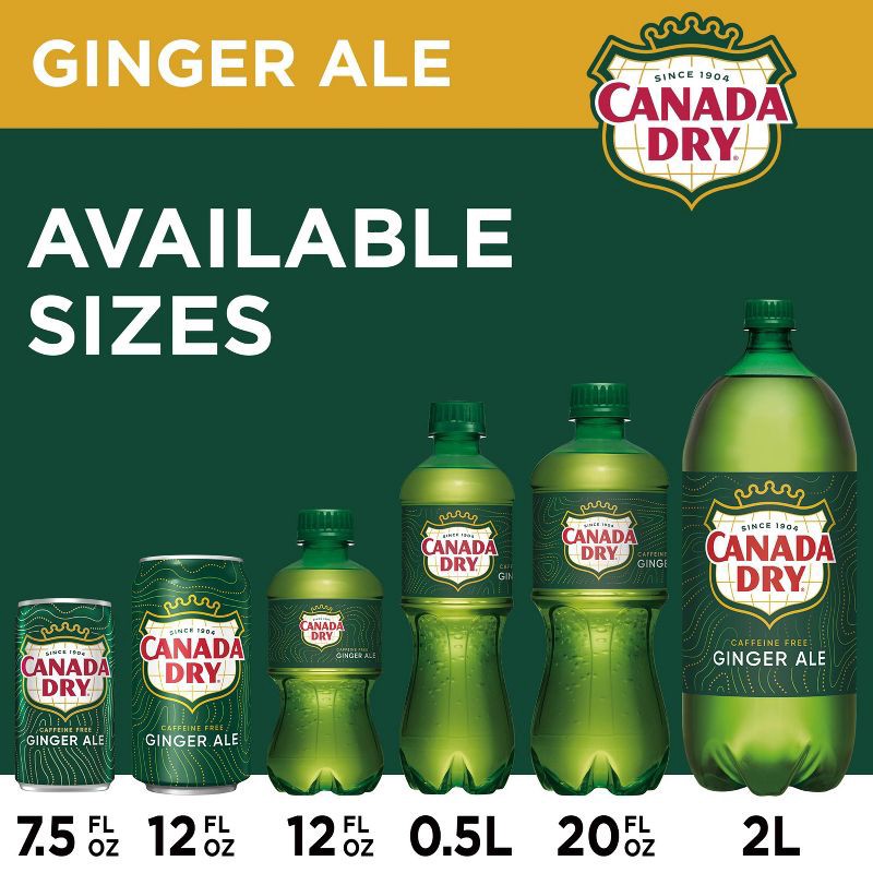 slide 5 of 15, Canada Dry Ginger Ale Soda - 12pk/12 fl oz Cans, 12 ct; 12 fl oz