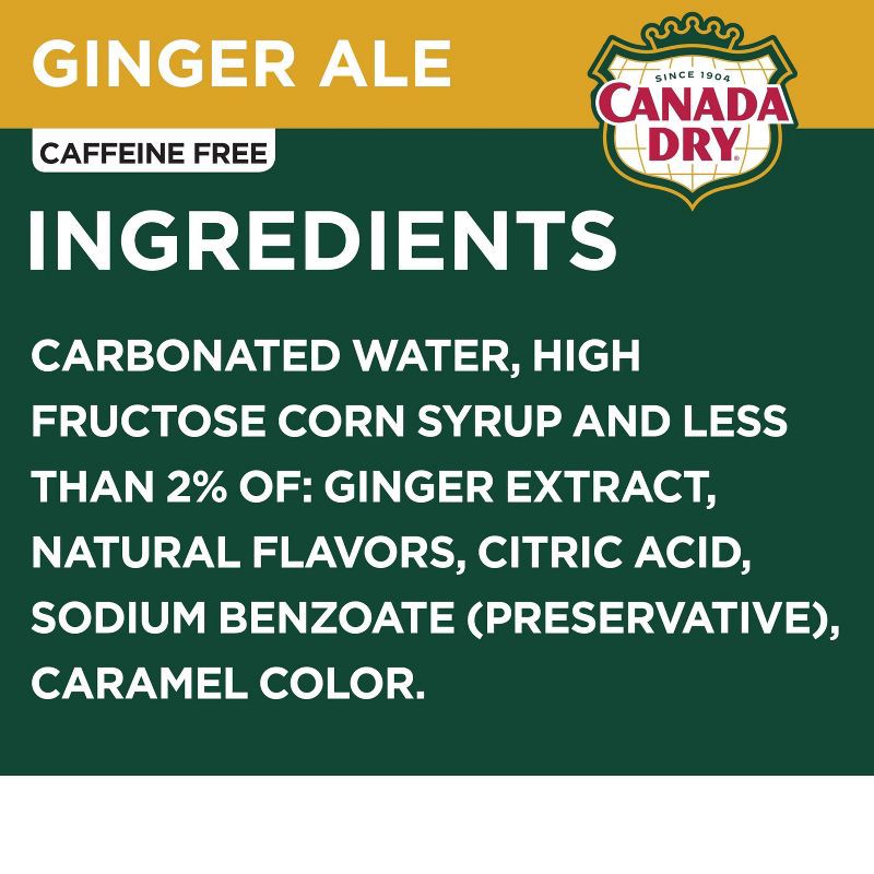 slide 6 of 15, Canada Dry Ginger Ale Soda - 12pk/12 fl oz Cans, 12 ct; 12 fl oz