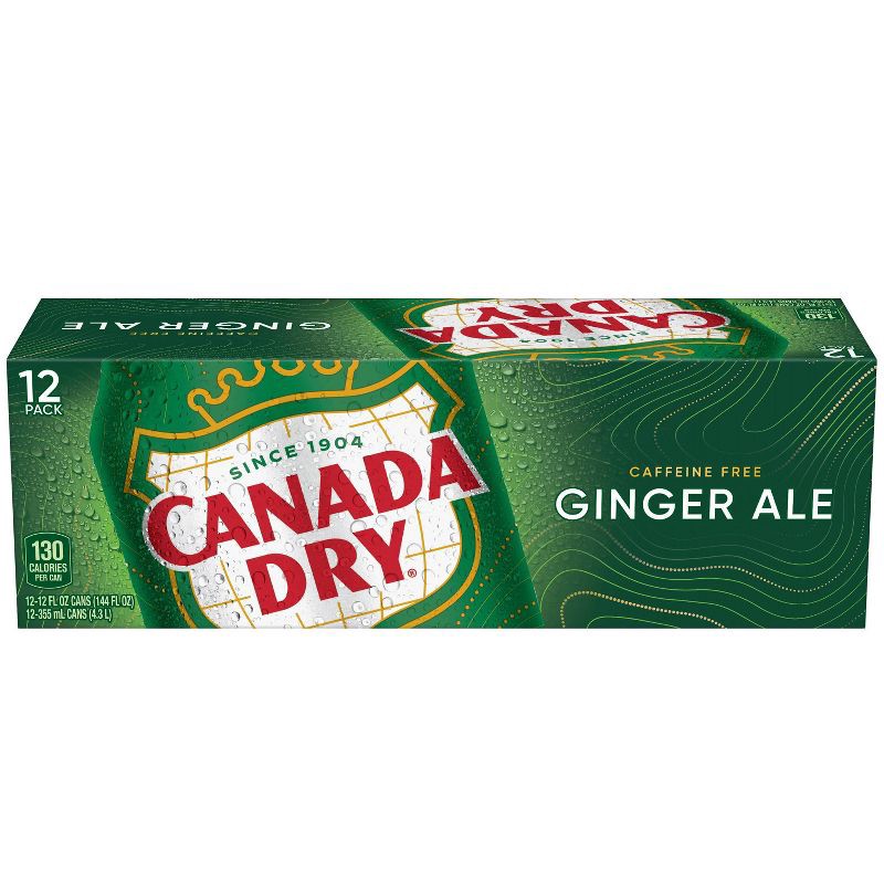 slide 10 of 15, Canada Dry Ginger Ale Soda - 12pk/12 fl oz Cans, 12 ct; 12 fl oz