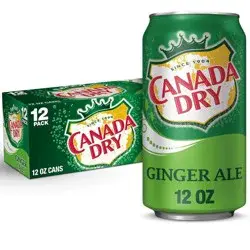 Canada Dry Ginger Ale Soda - 12pk/12 fl oz Cans