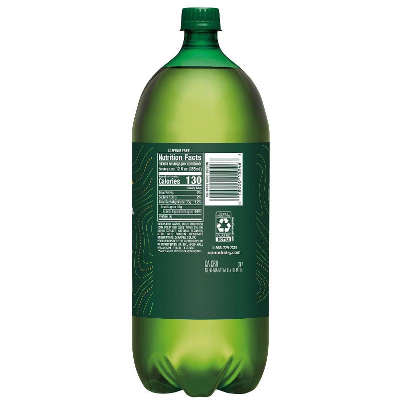 slide 10 of 11, Canada Dry Ginger Ale Soda - 2 L Bottle, 2 liter