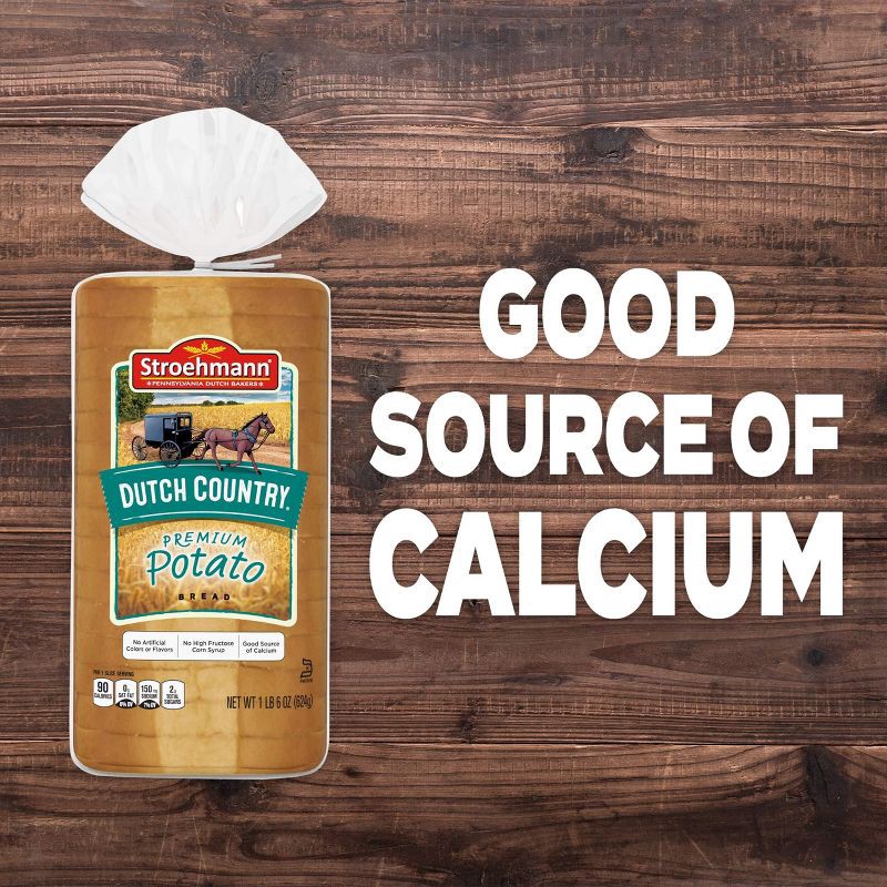slide 5 of 7, Stroehmann Dutch Country Potato Bread - 22oz, 22 oz