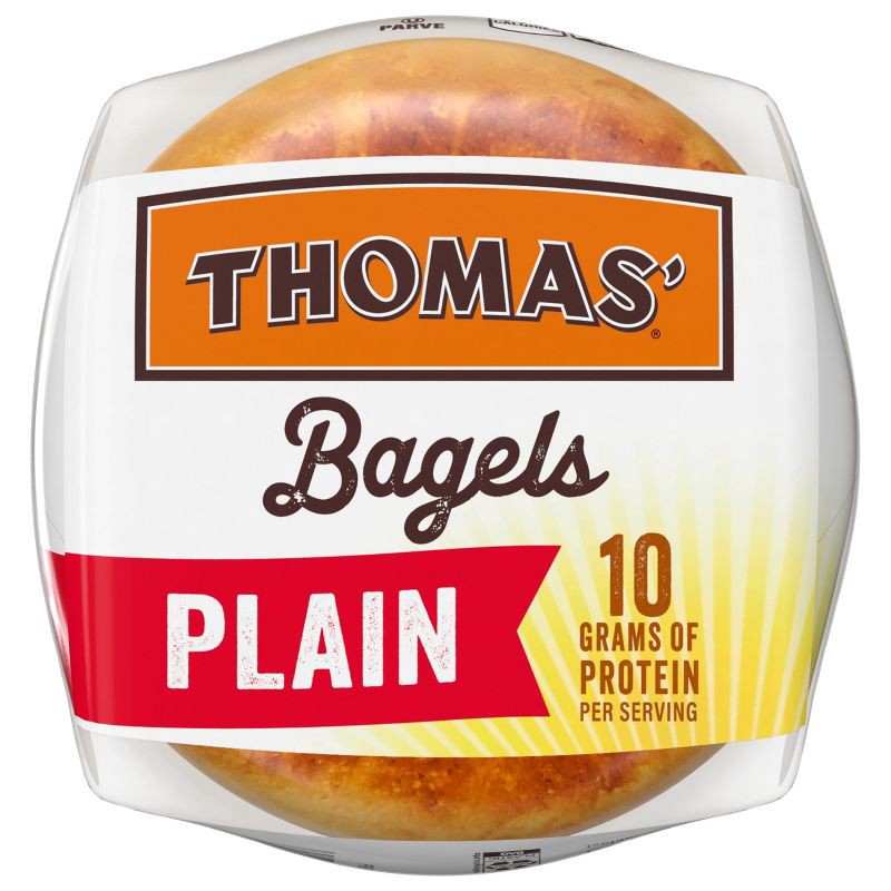 slide 8 of 13, Thomas' Plain Bagels - 20oz/6ct, 6 ct; 20 oz