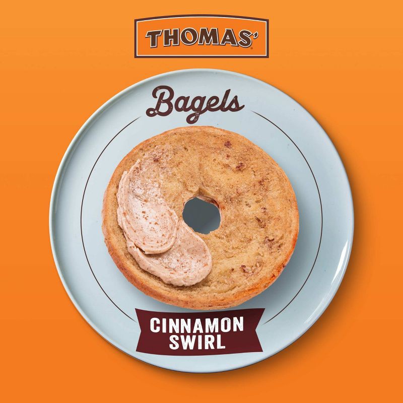 slide 3 of 11, Thomas' Cinnamon Swirl Bagels - 20oz/6ct, 6 ct; 20 oz