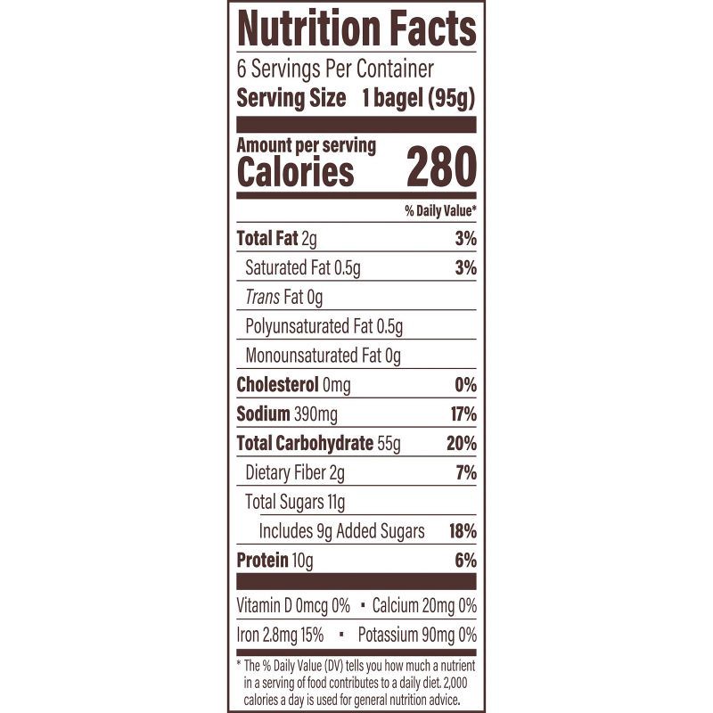 slide 4 of 11, Thomas' Cinnamon Swirl Bagels - 20oz/6ct, 6 ct; 20 oz