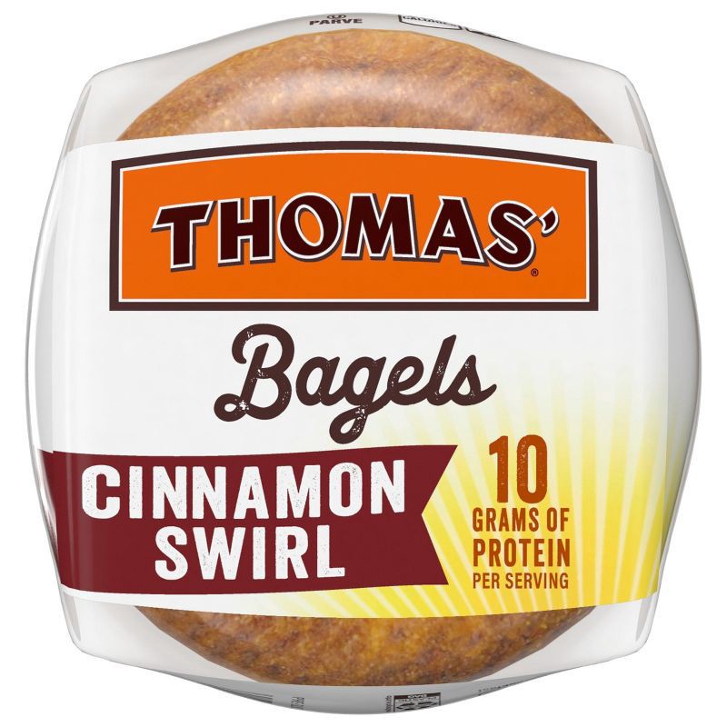 slide 5 of 11, Thomas' Cinnamon Swirl Bagels - 20oz/6ct, 6 ct; 20 oz