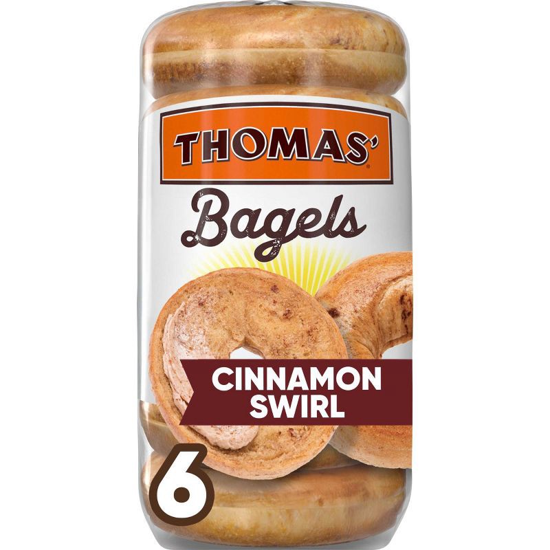 slide 1 of 11, Thomas' Cinnamon Swirl Bagels - 20oz/6ct, 6 ct; 20 oz