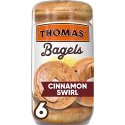 Thomas' Cinnamon Swirl Bagels - 20oz/6ct