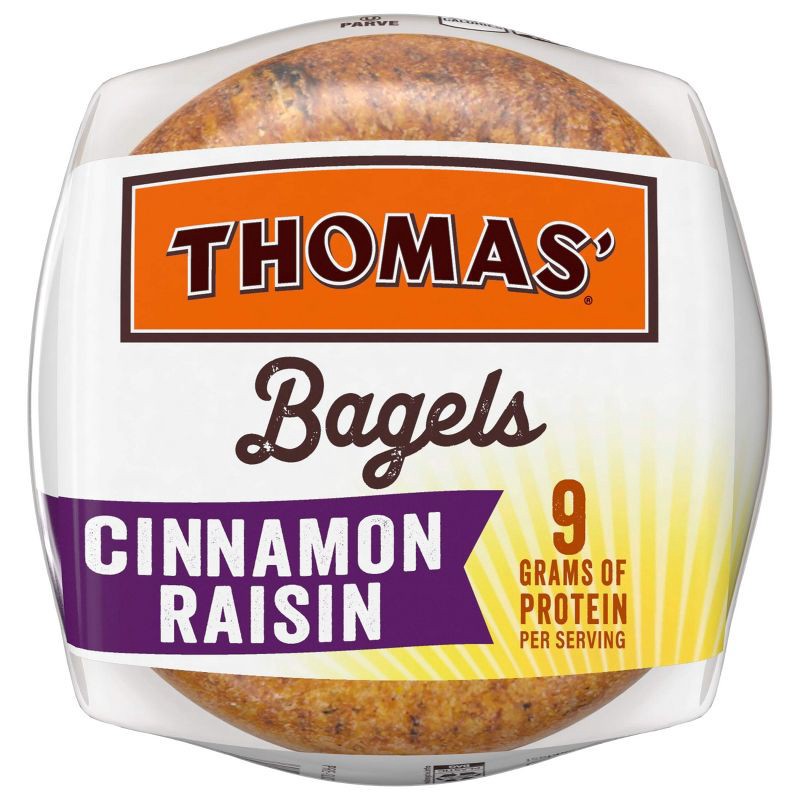 slide 8 of 17, Thomas' Cinnamon Raisin Bagels - 20oz/6ct, 6 ct; 20 oz