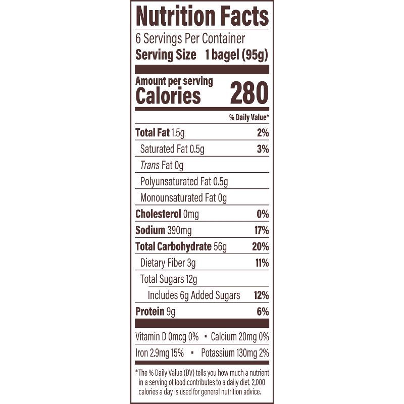 slide 8 of 16, Thomas' Cinnamon Raisin Bagels - 20oz/6ct, 6 ct; 20 oz