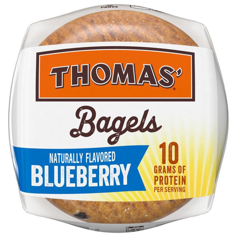 slide 5 of 12, Thomas' Blueberry Bagels - 20oz/6ct, 6 ct; 20 oz