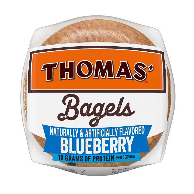 slide 5 of 12, Thomas' Blueberry Bagels - 20oz/6ct, 6 ct; 20 oz