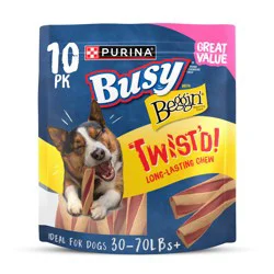 Purina Busy with Beggin’ Twist’d Adult Dog Chew Bone Treats