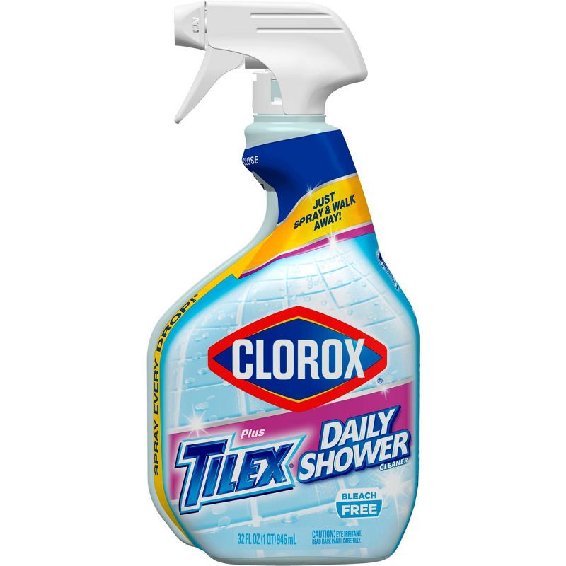 slide 2 of 5, Clorox Plus Tilex Daily Shower Cleaner Spray Bottle - 32oz, 32 oz