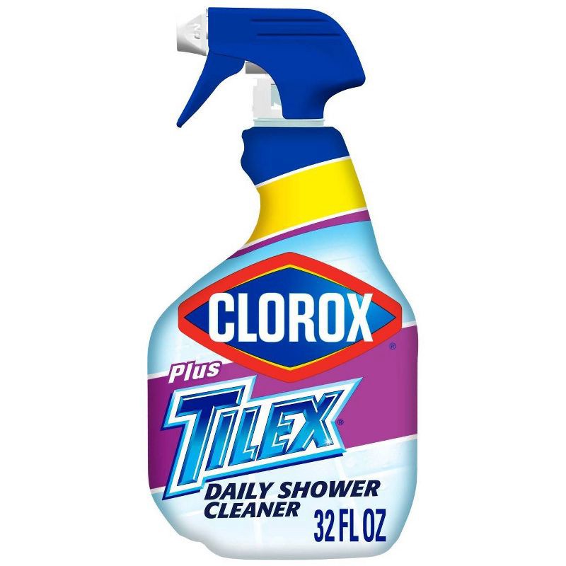slide 1 of 7, Clorox Plus Tilex Daily Shower Cleaner Spray Bottle - 32oz, 32 oz