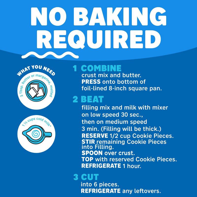slide 7 of 9, Jell-O No Bake Oreo Dessert - 12.6oz, 12.6 oz