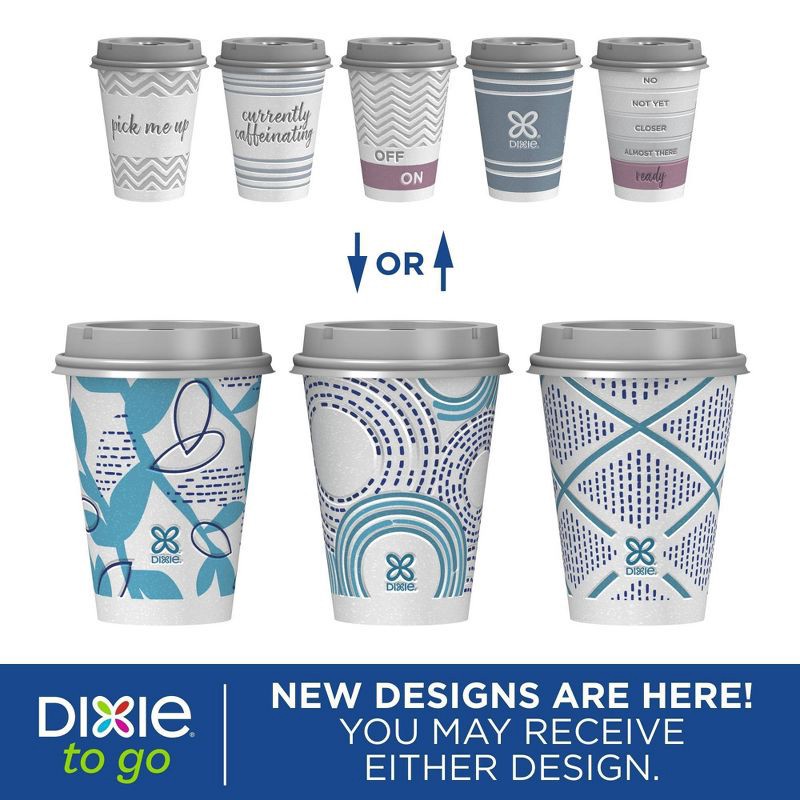 slide 3 of 11, Dixie To Go Disposable Hot Cups & Lids - 12oz, 12 oz