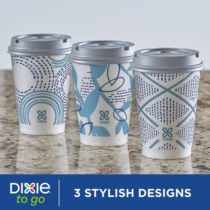 slide 9 of 11, Dixie To Go Disposable Hot Cups & Lids - 12oz, 12 oz