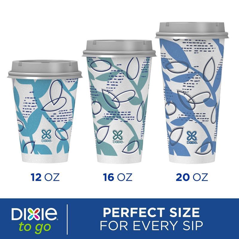 slide 10 of 11, Dixie To Go Disposable Hot Cups & Lids - 12oz, 12 oz