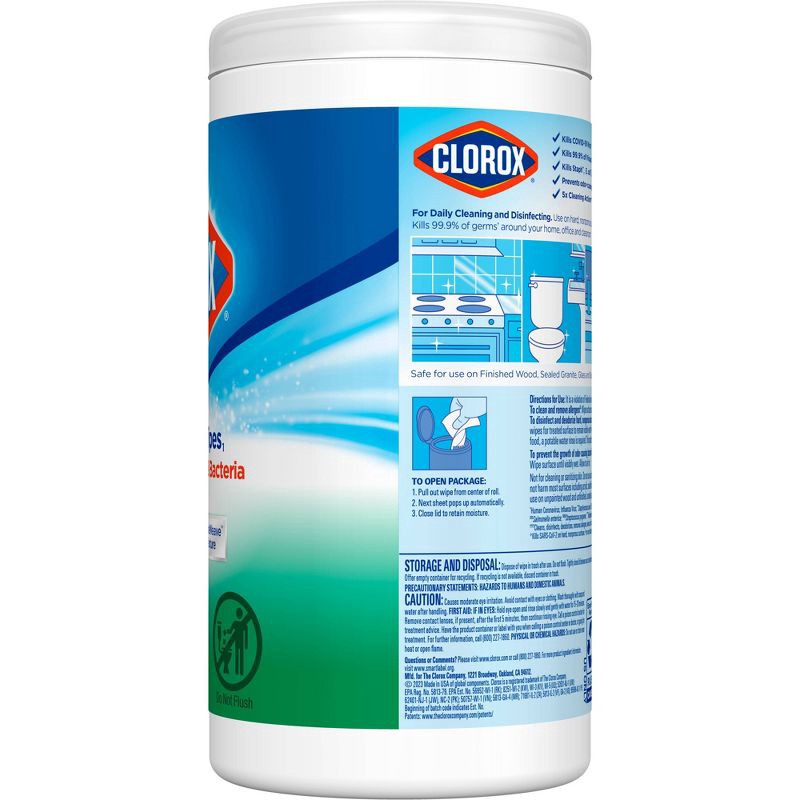 slide 13 of 13, Clorox Fresh Scent Bleach Free Disinfecting Wipes - 75ct, 75 ct