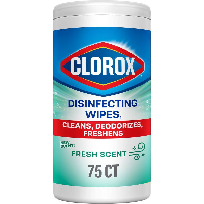 slide 1 of 14, Clorox Fresh Disinfecting Wipes Bleach Free Cleaning Wipes - 75ct, 75 ct