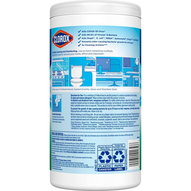 slide 11 of 13, Clorox Fresh Scent Bleach Free Disinfecting Wipes - 75ct, 75 ct