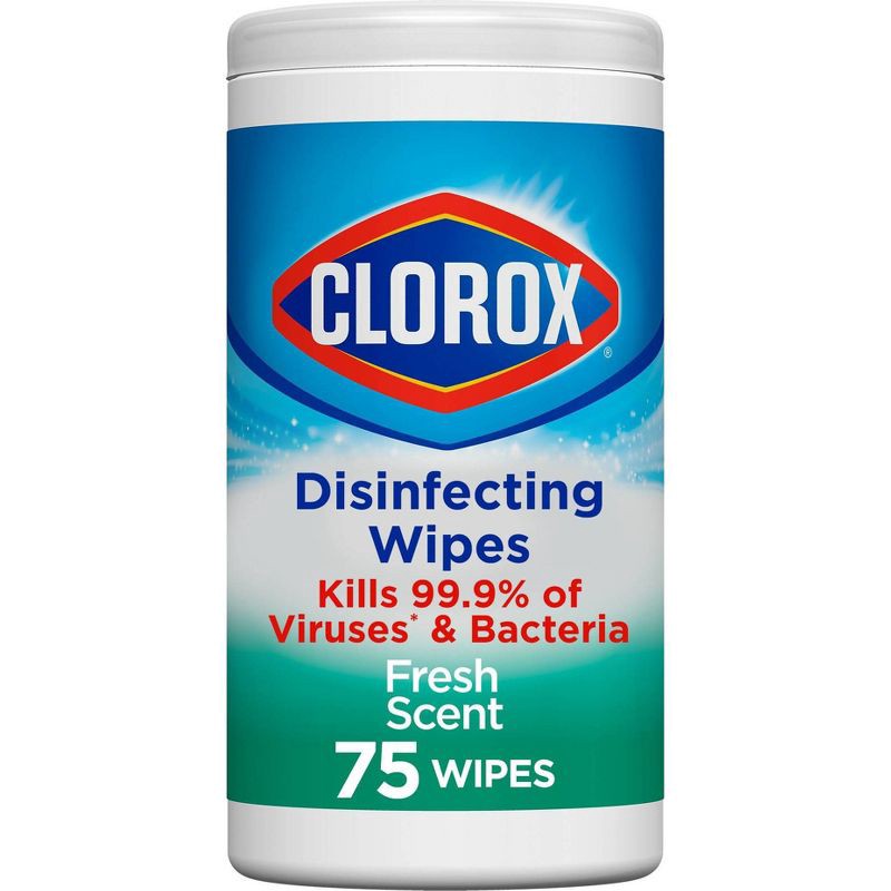 slide 1 of 13, Clorox Fresh Scent Bleach Free Disinfecting Wipes - 75ct, 75 ct