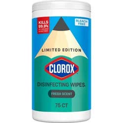 Clorox Fresh Disinfecting Wipes Bleach Free Cleaning Wipes - 75ct