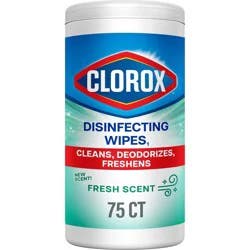Clorox Fresh Disinfecting Wipes Bleach Free Cleaning Wipes - 75ct