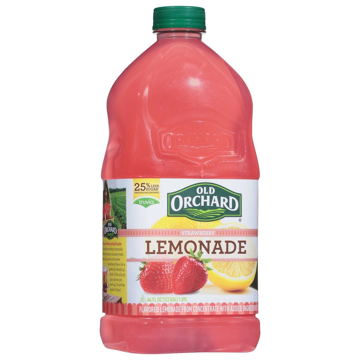 slide 2 of 9, Old Orchard Strawberry Lemonade, 64 fl oz