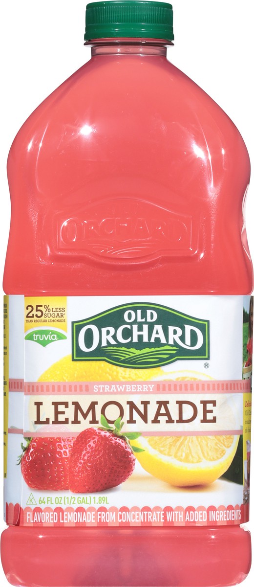 slide 5 of 9, Old Orchard Strawberry Lemonade, 64 fl oz