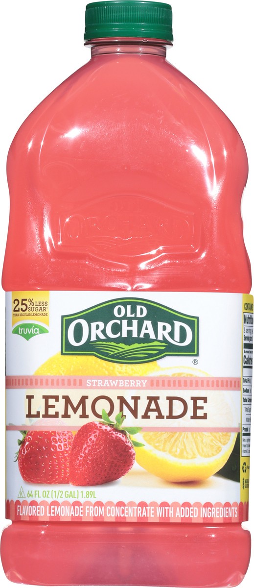 slide 6 of 9, Old Orchard Strawberry Lemonade, 64 fl oz