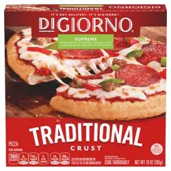 DiGiorno Supreme Frozen Personal Pizza on a Hand-Tossed Style Traditional Crust