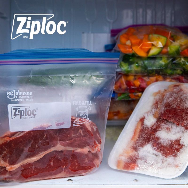 slide 2 of 13, Ziploc Quart Freezer Bags with Grip 'n Seal Technology - 38ct, 38 ct