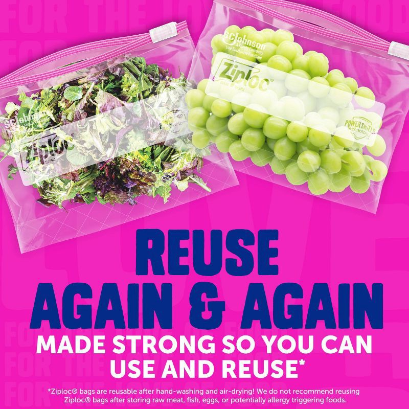 slide 9 of 12, Ziploc Slider Gallon Storage Bags with Power Shield Technology - 32ct, 32 ct