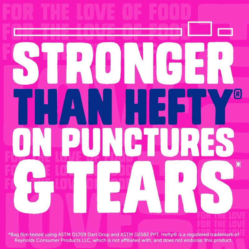 slide 5 of 11, Ziploc Slider Quart Storage Bags with Power Shield Technology - 42ct, 42 ct