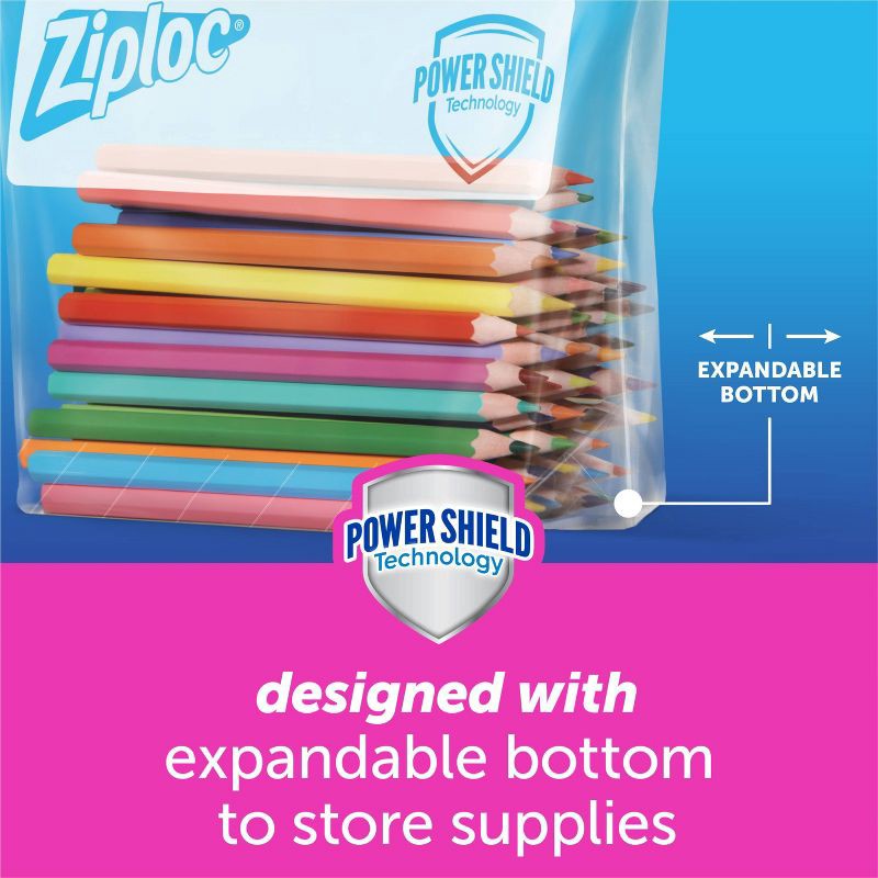 slide 7 of 11, Ziploc Slider Storage Quart Bags - 42ct, 42 ct