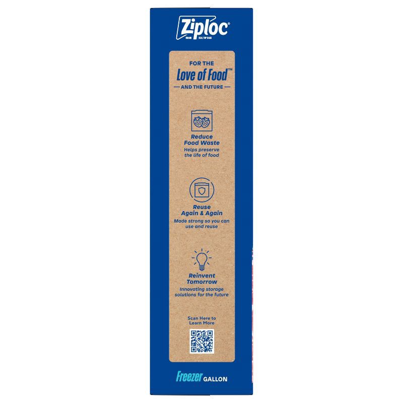 slide 13 of 13, Ziploc Gallon Freezer Bags with Grip 'n Seal Technology - 28ct, 28 ct