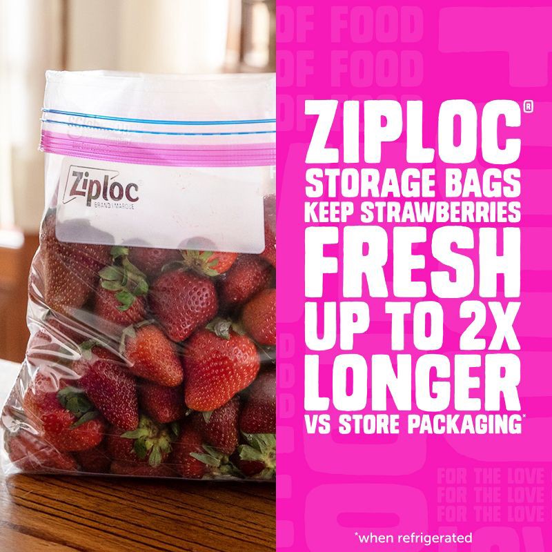 slide 9 of 12, Ziploc Gallon Storage Bags with Grip 'n Seal Technology - 42ct, 42 ct